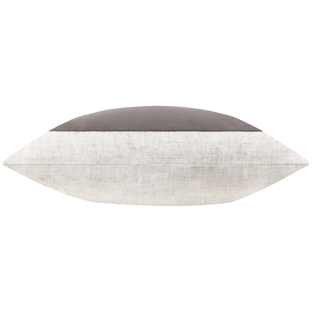 Plain Brown Cushions - Auden Matte Velvet Polyester Filled Cushion Taupe Yard