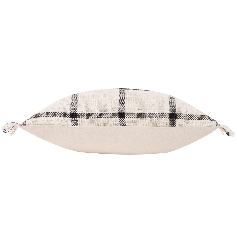 Check Beige Cushions - Beni Cushion Cover Natural/Black Yard