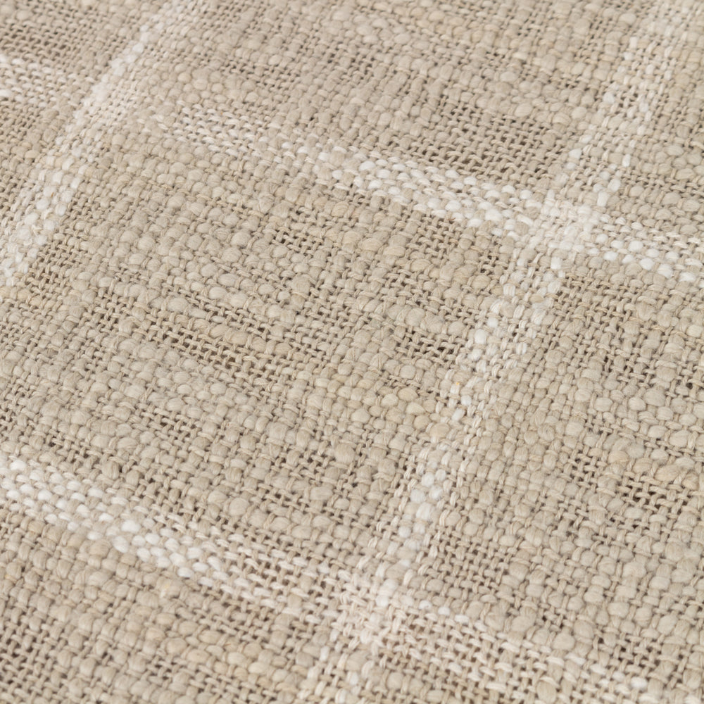 Check Beige Throws - Beni Throw Stone/Natural Yard