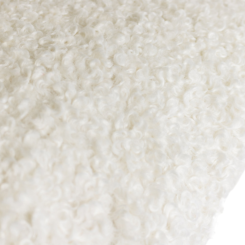 Plain White Cushions - Cabu Chunky Boucle Cushion Cover Ecru Yard