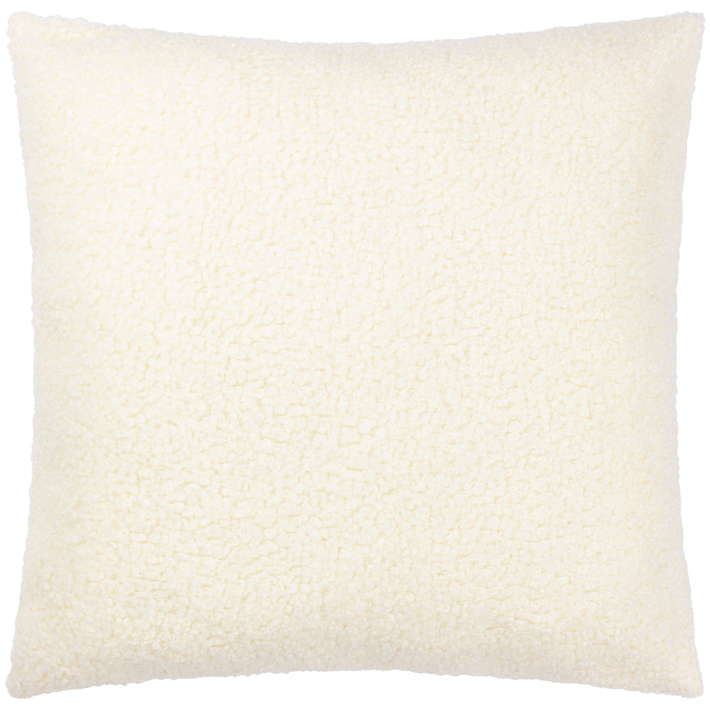 Plain Cream Cushions - Cabu Chunky Boucle Cushion Cover Ecru Yard