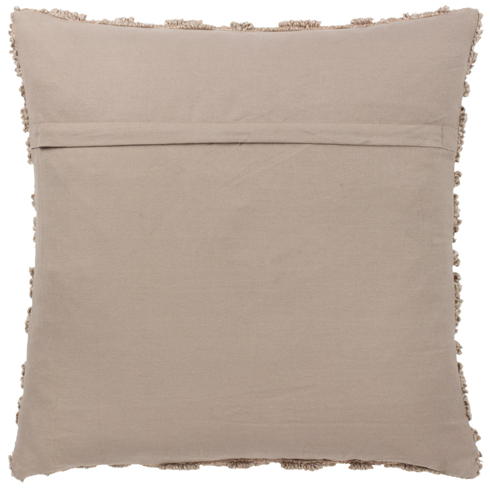 Geometric Beige Cushions - Calvay Cushion Cover Taupe Yard