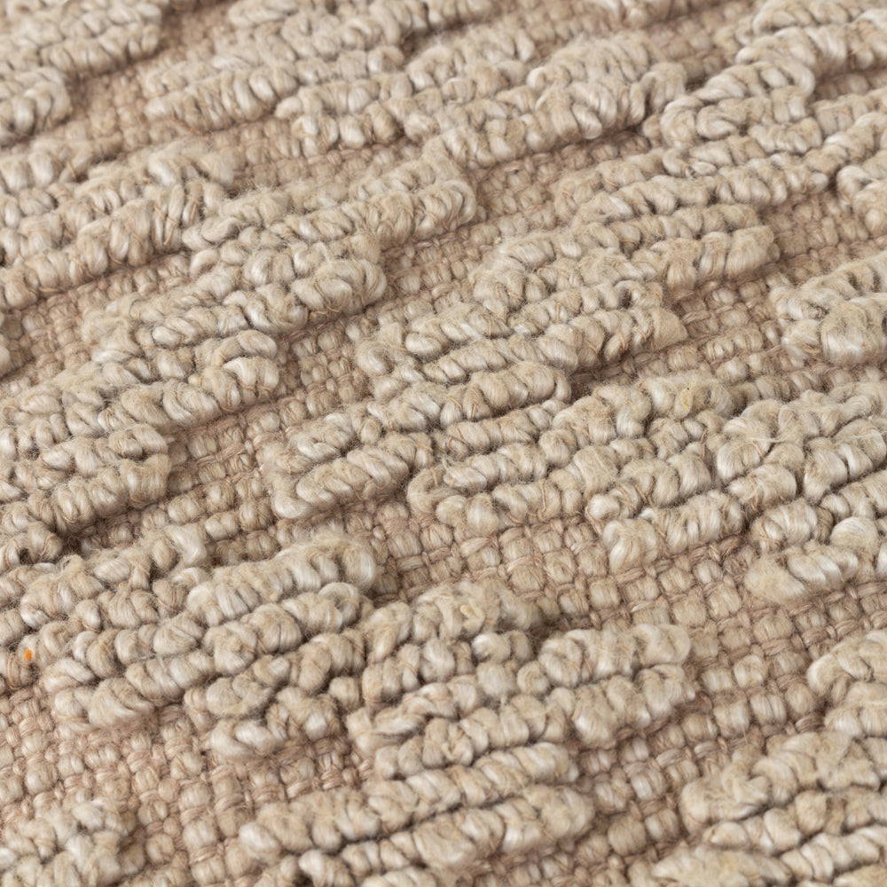 Geometric Beige Cushions - Calvay Cushion Cover Taupe Yard