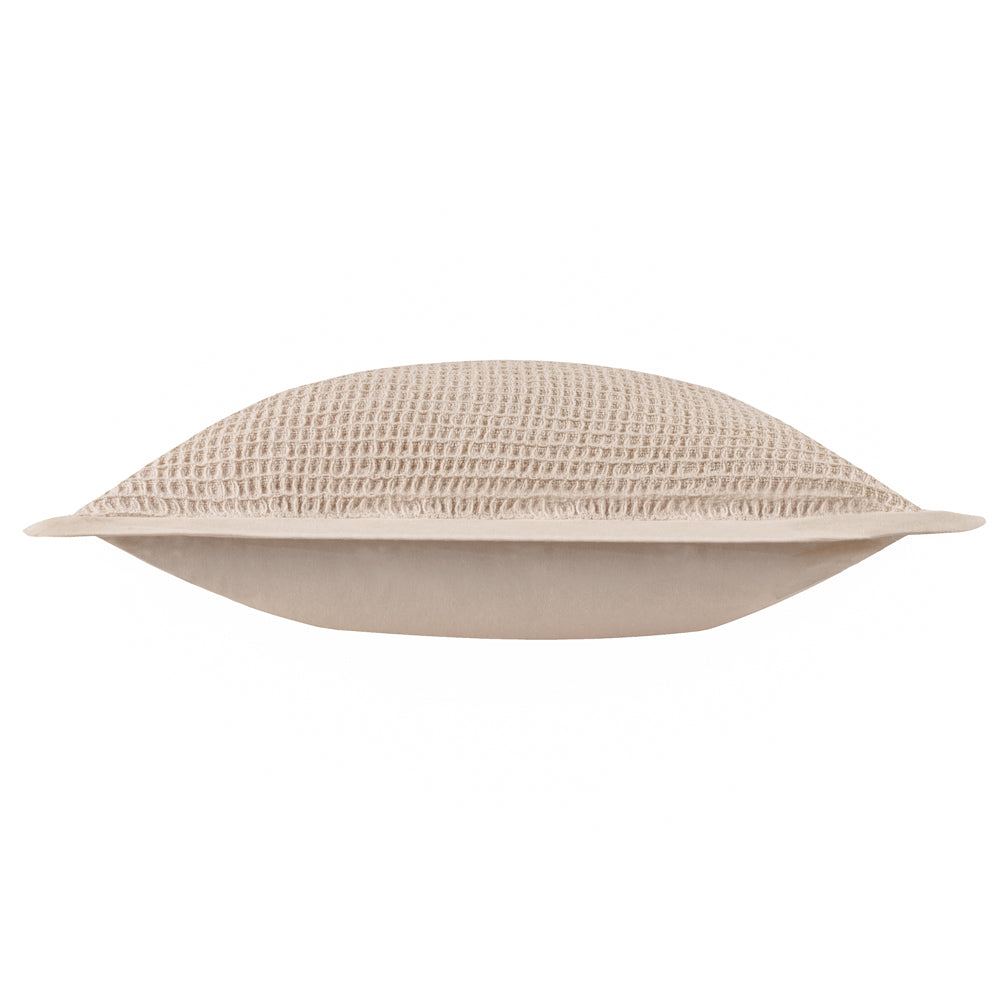 Plain Beige Cushions - Canopy Polyester Filled Cushion Natural Yard