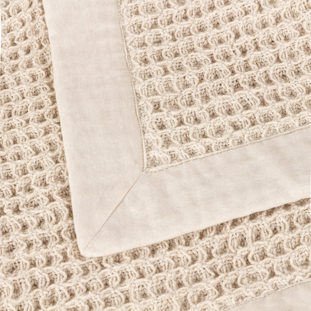 Plain Beige Throws - Canopy Oversized Throw Natural Yard