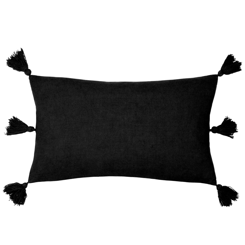 Global Black Cushions - Folis Cushion Cover Black Yard