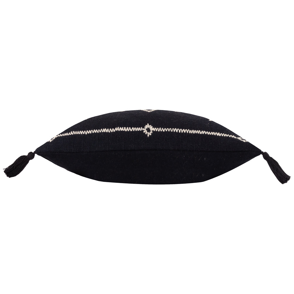Global Black Cushions - Folis Cushion Cover Black Yard