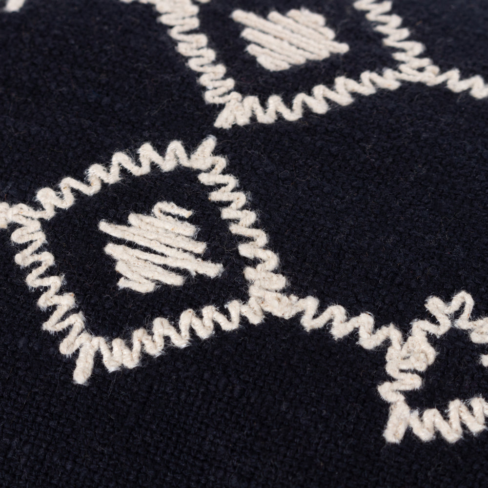 Global Black Cushions - Folis Cushion Cover Black Yard
