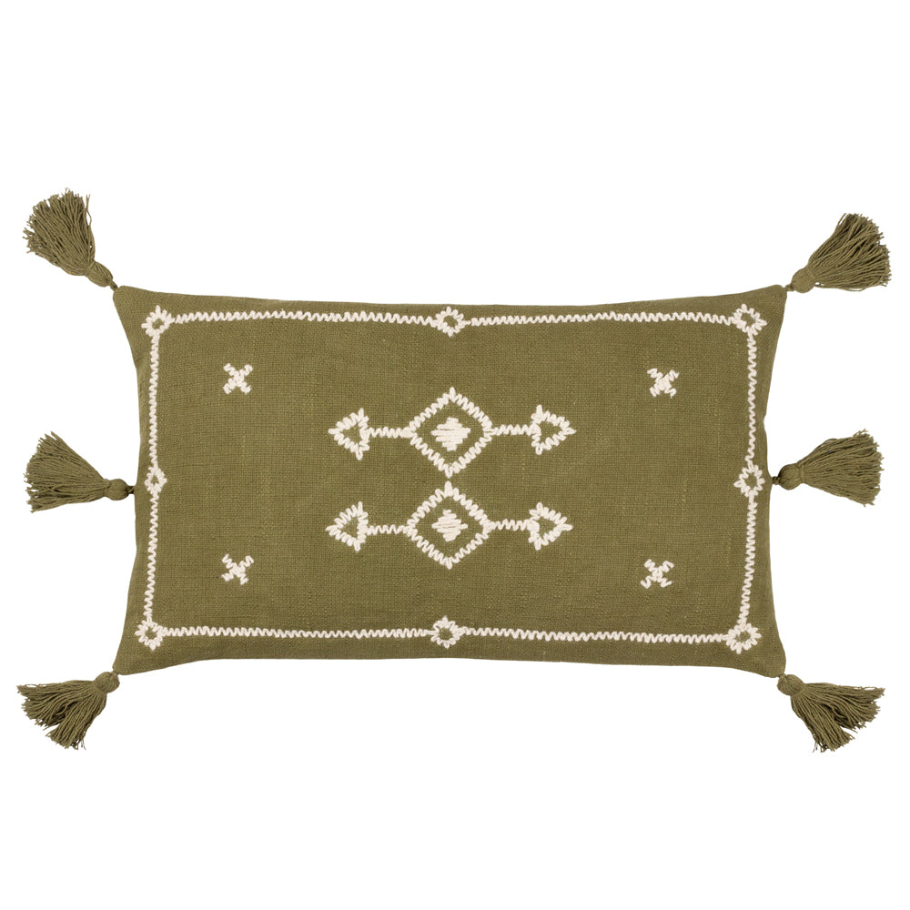 Global Green Cushions - Folis Cushion Cover Khaki Yard