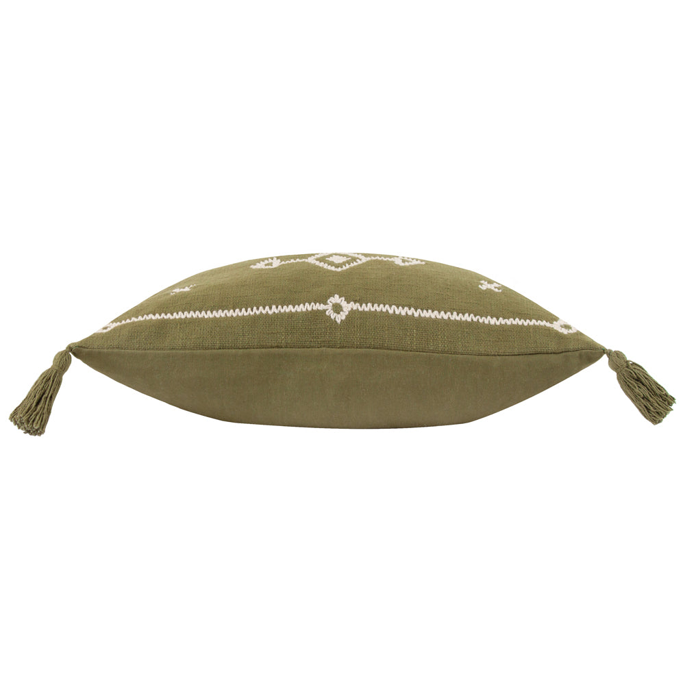 Global Green Cushions - Folis Cushion Cover Khaki Yard