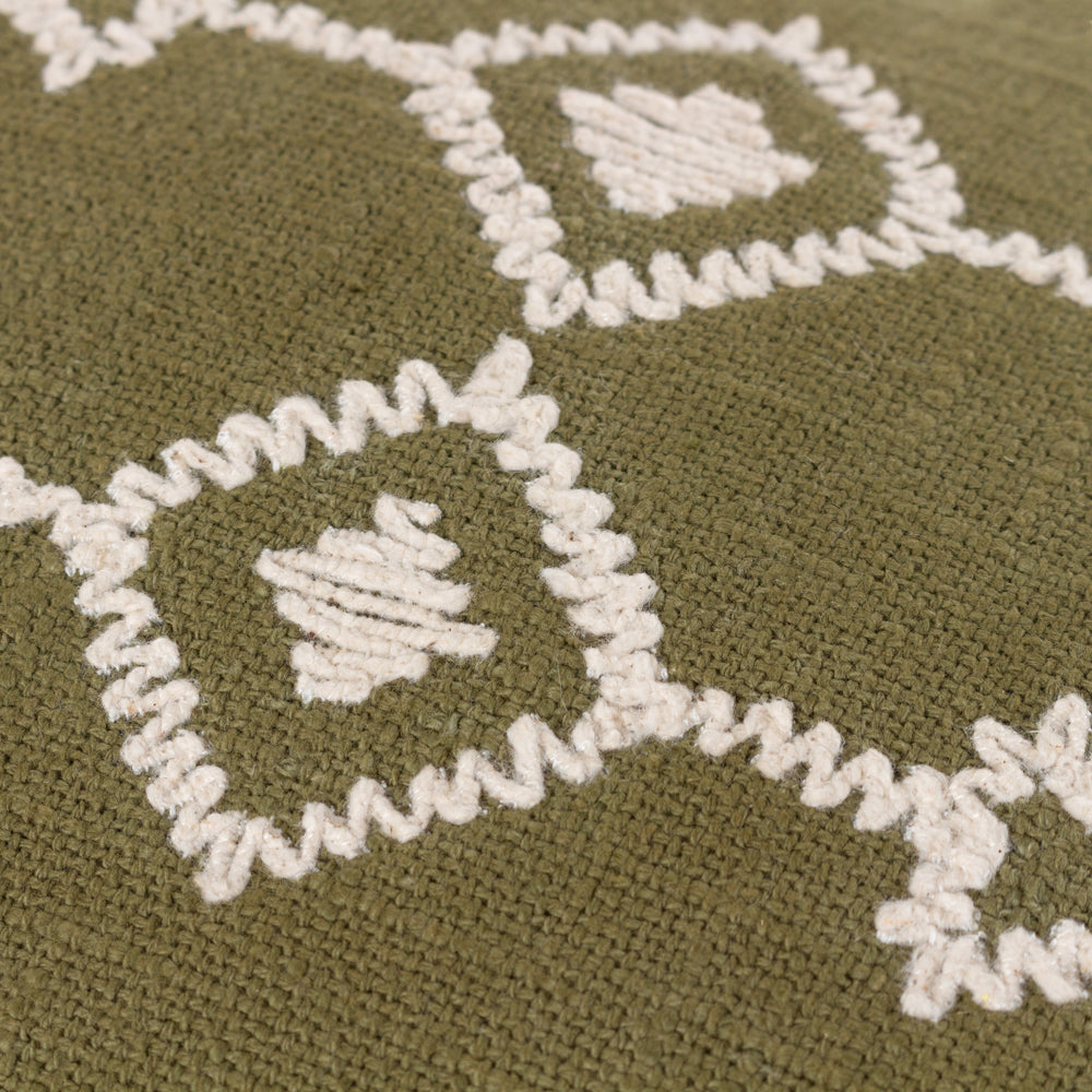 Global Green Cushions - Folis Cushion Cover Khaki Yard