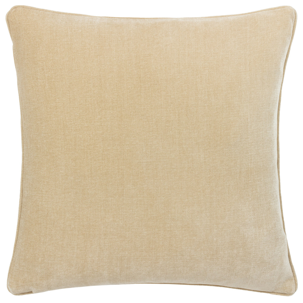 Plain Cream Cushions - Heavy Chenille Cushion Cover Natural Yard