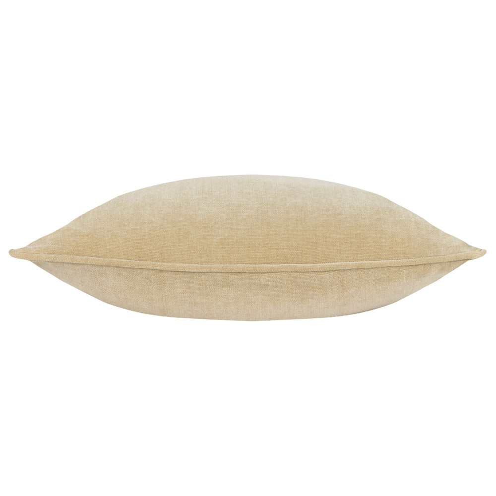Plain Cream Cushions - Heavy Chenille Cushion Cover Natural Yard