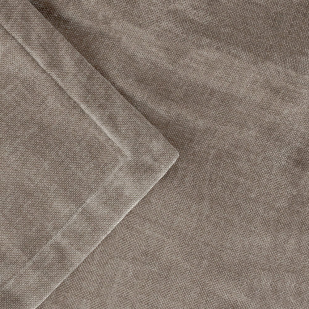 Plain Beige Throws - Heavy Chenille Velvet Throw Greige Yard