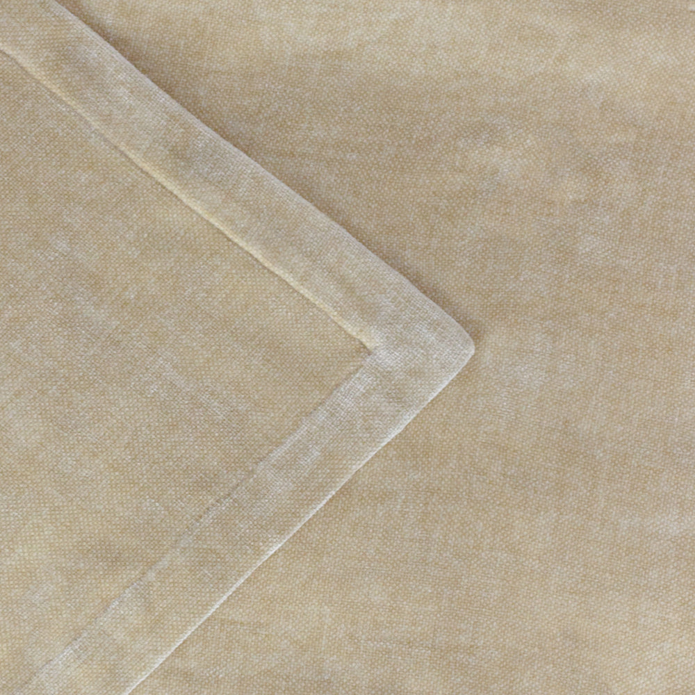 Plain Beige Throws - Heavy Chenille Velvet Throw Linen Yard