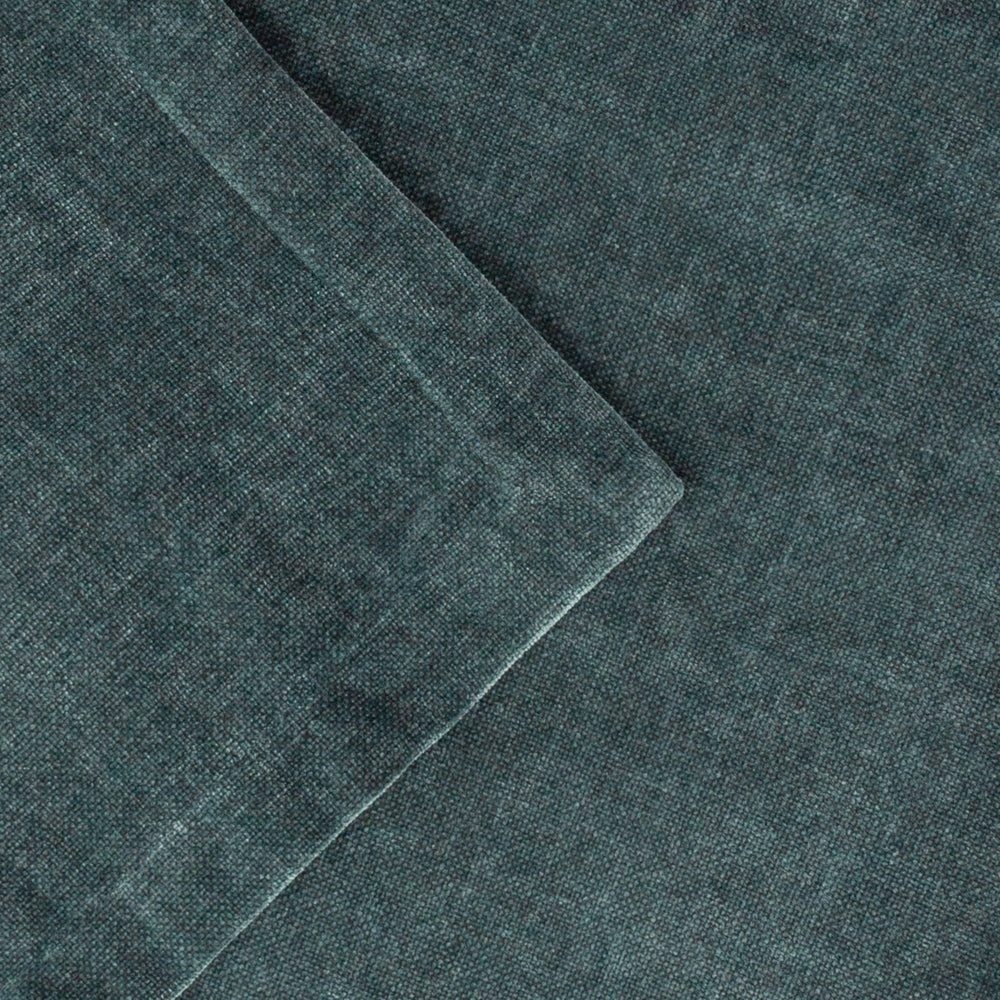 Plain Blue Throws - Heavy Chenille Velvet Throw Marine Yard