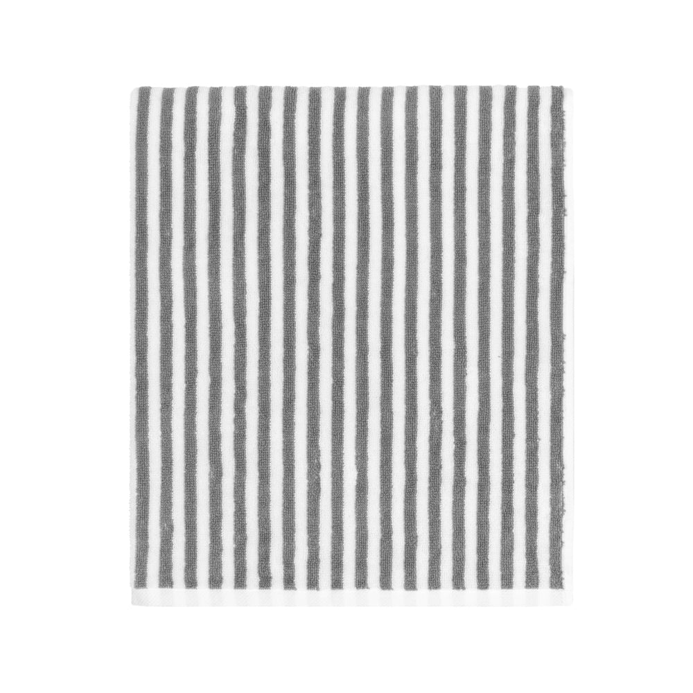 Striped Grey Bathroom - Hebden Striped Cotton Towels Grey Yard