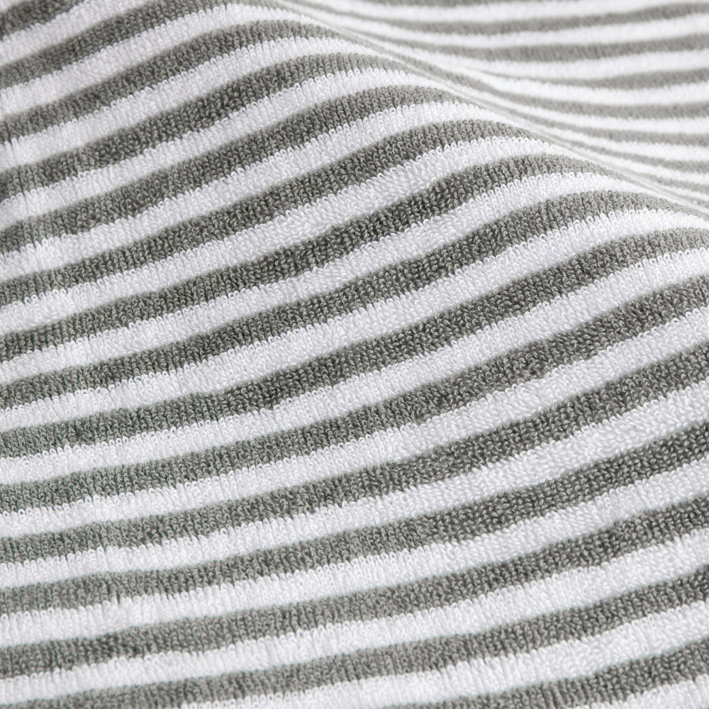 Striped Grey Bathroom - Hebden Striped Cotton Towels Grey Yard