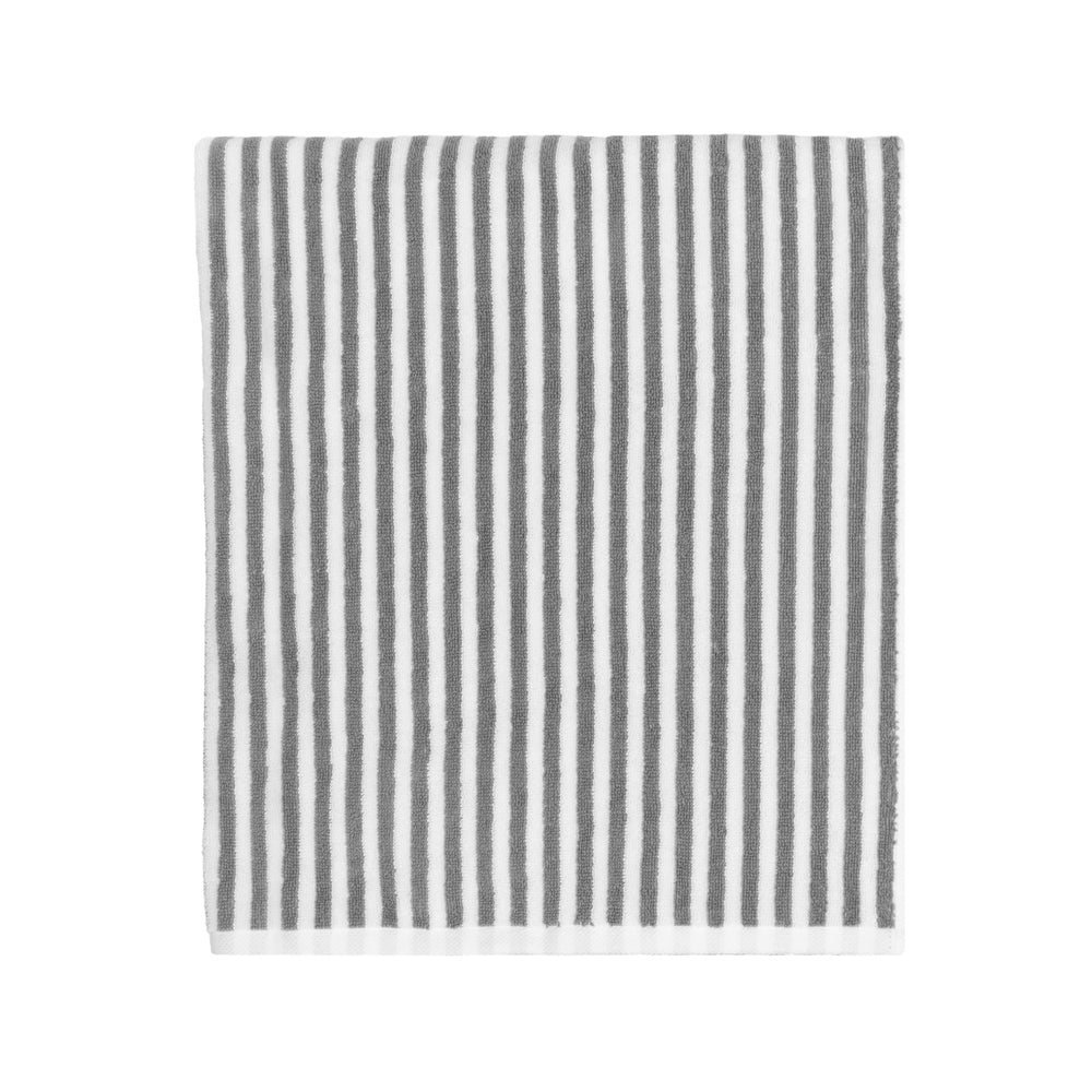 Striped Grey Bathroom - Hebden Striped Cotton Towels Grey Yard
