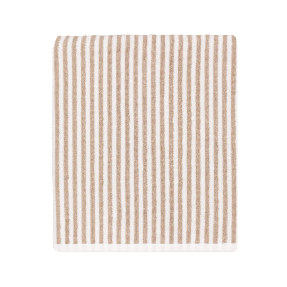 Striped Beige Bathroom - Hebden Striped Cotton Towels Natural Yard