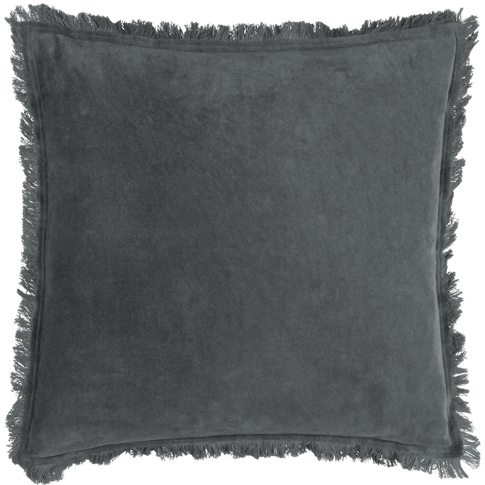 Plain Blue Cushions - Jaye Cushion Cover Slate Yard