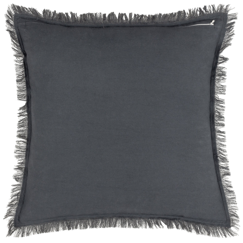 Plain Blue Cushions - Jaye Cushion Cover Slate Yard