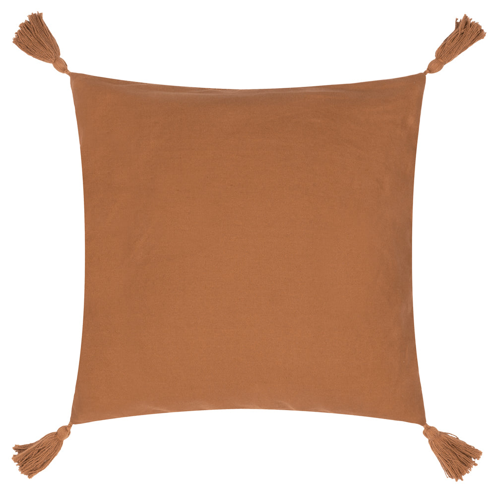 Orange Cushions - Larch Woven Polyester Filled Cushion Ginger Yard