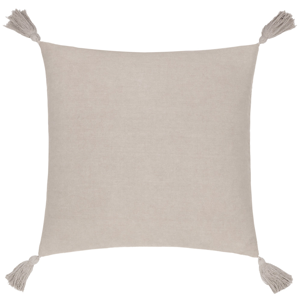 Grey Cushions - Larch Woven Polyester Filled Cushion Stone Yard