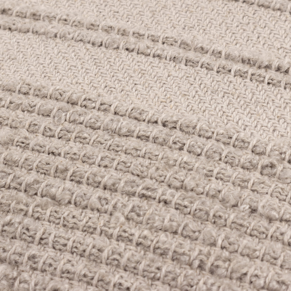 Grey Cushions - Larch Woven Polyester Filled Cushion Stone Yard