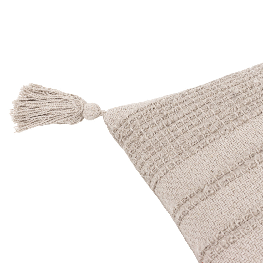 Grey Cushions - Larch Woven Polyester Filled Cushion Stone Yard