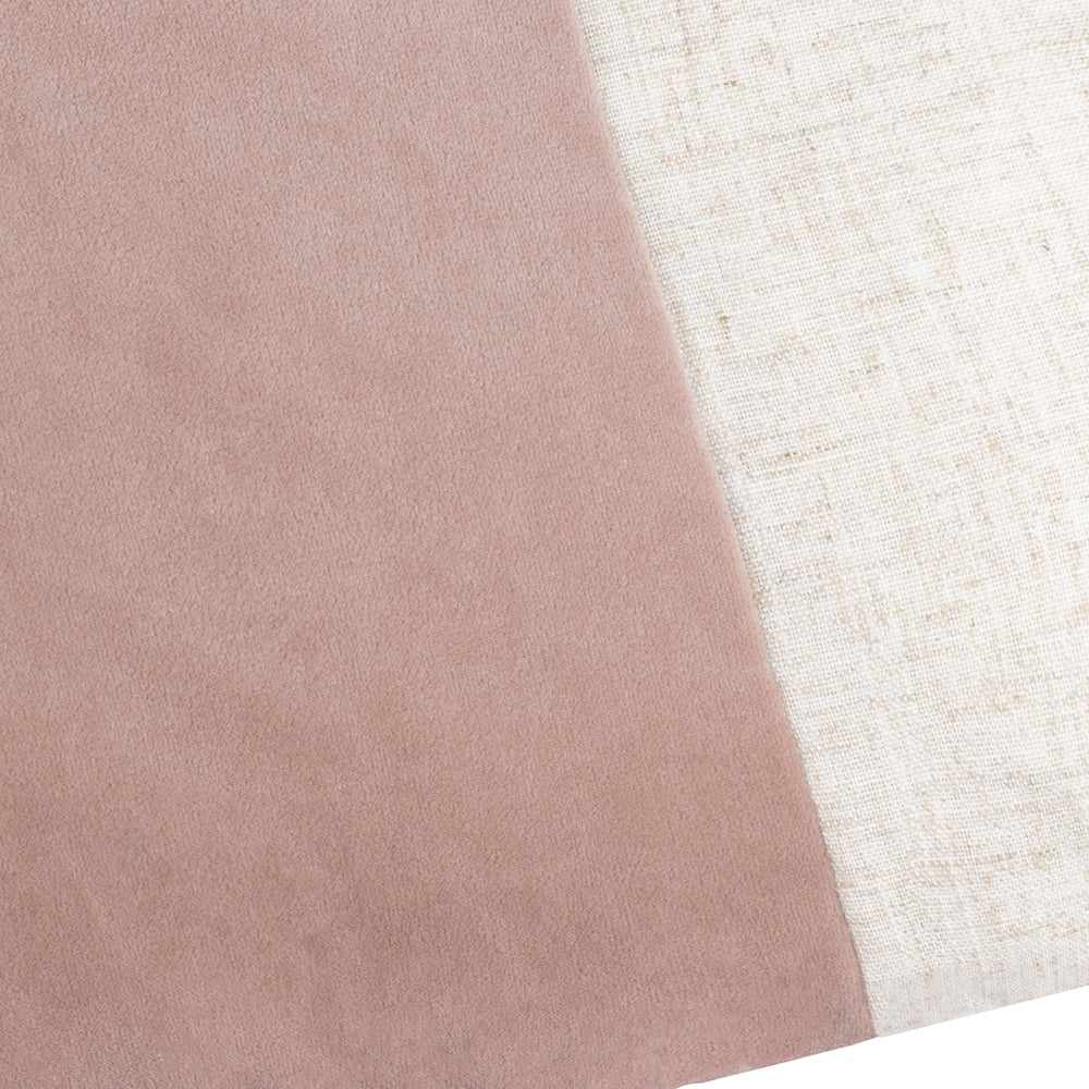 Not Applicable Pink Cushions - Morden Soft-Washed Velvet Polyester Filled Cushion Dusty Rose Yard