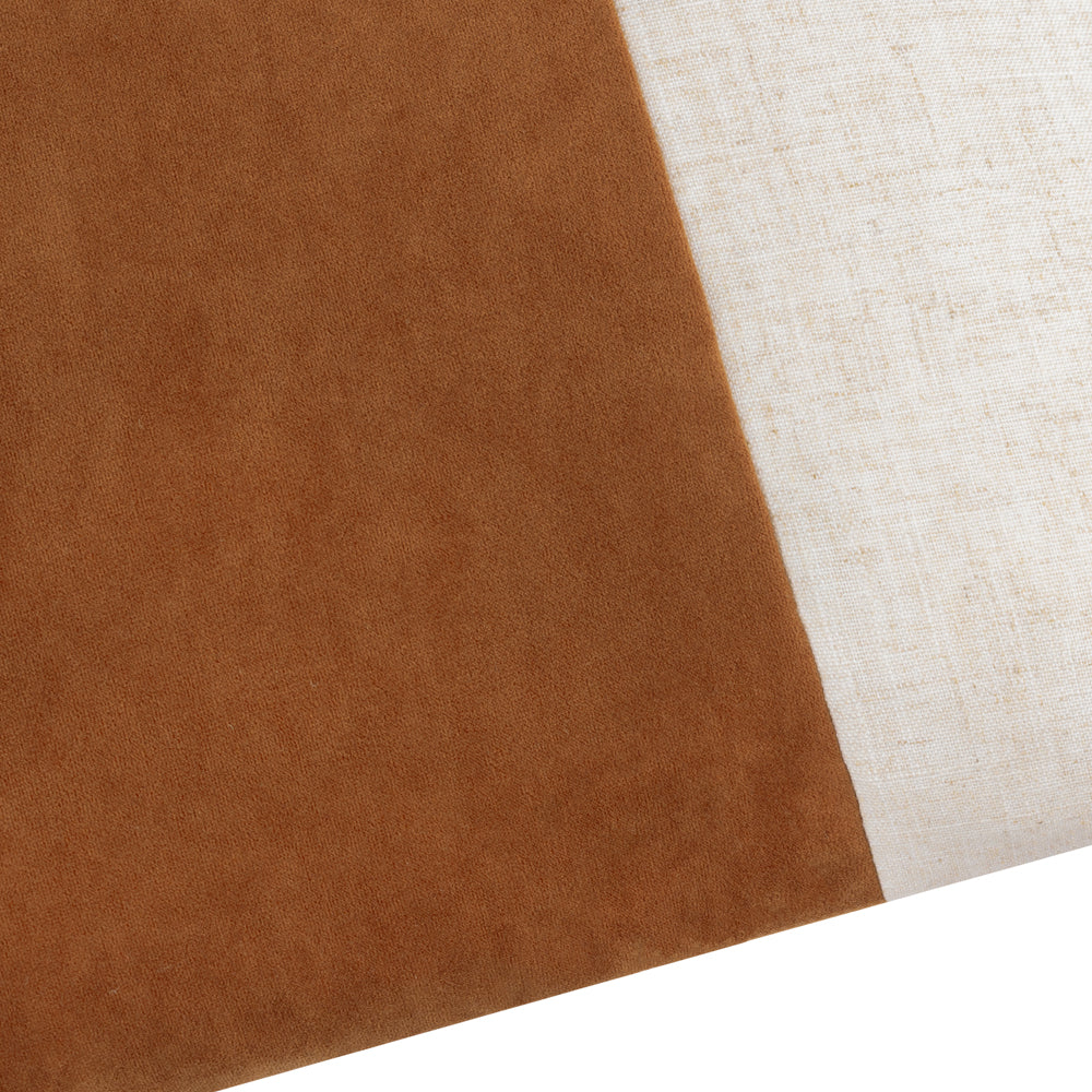 Not Applicable Orange Cushions - Morden Soft-Washed Velvet Polyester Filled Cushion Pecan Yard