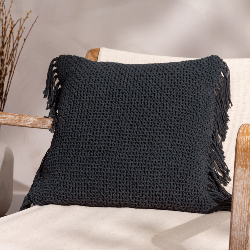 Plain Blue Cushions - Nimble Cushion Cover Dusk Yard