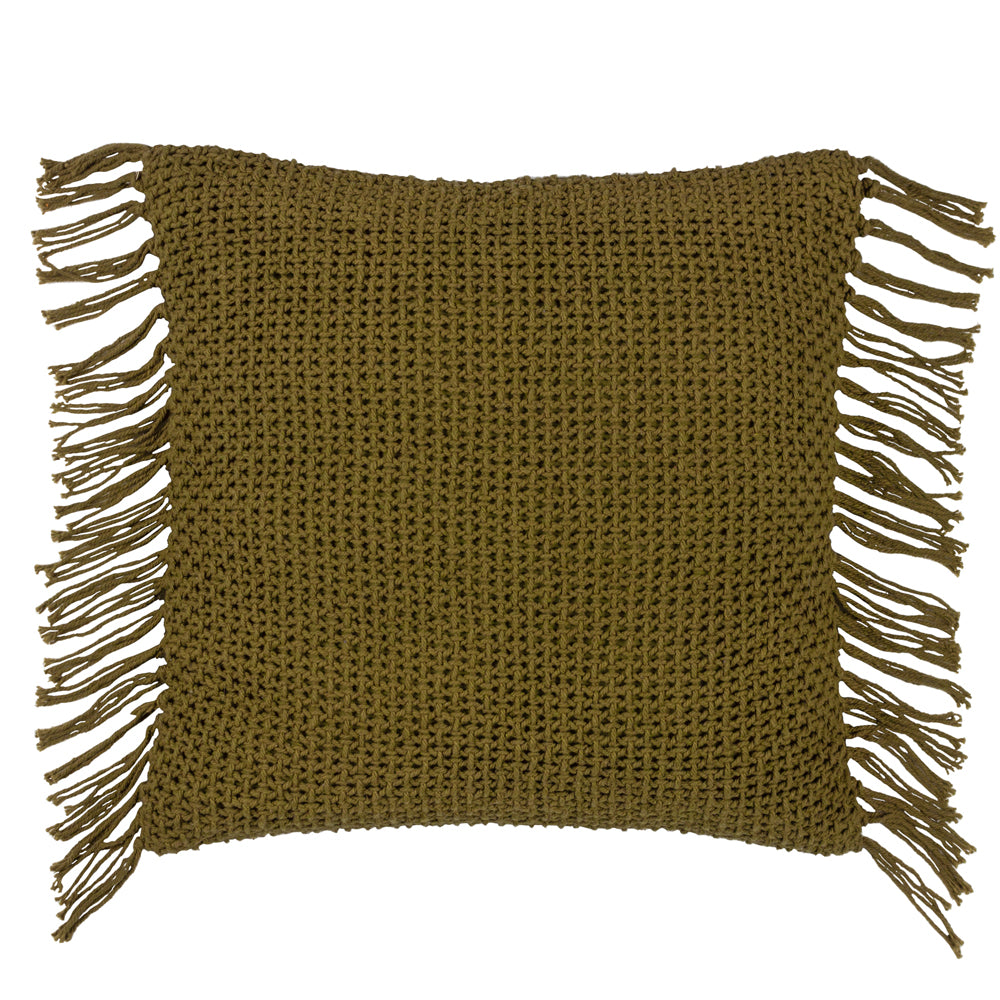 Plain Brown Cushions - Nimble Cushion Cover Khaki Yard