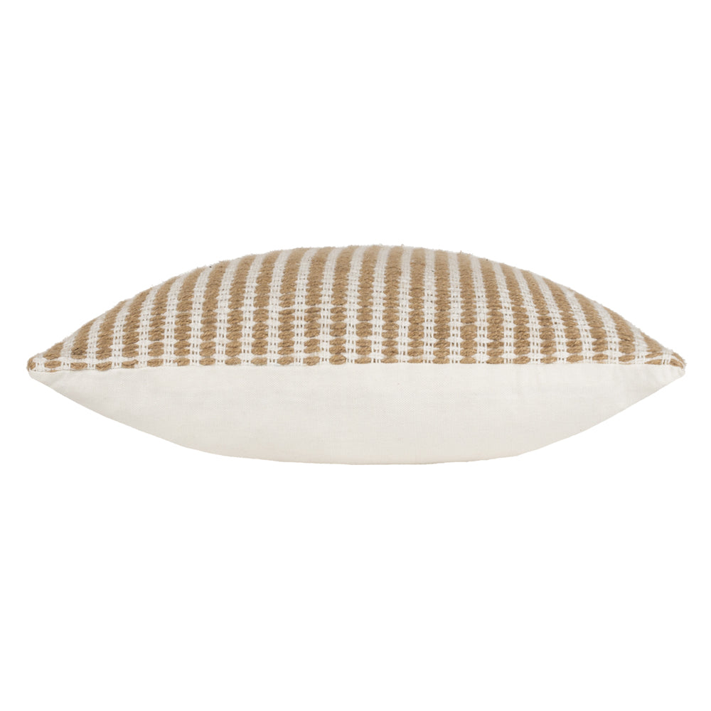 Striped Beige Cushions - Organik Stripe Cushion Cover Natural Yard