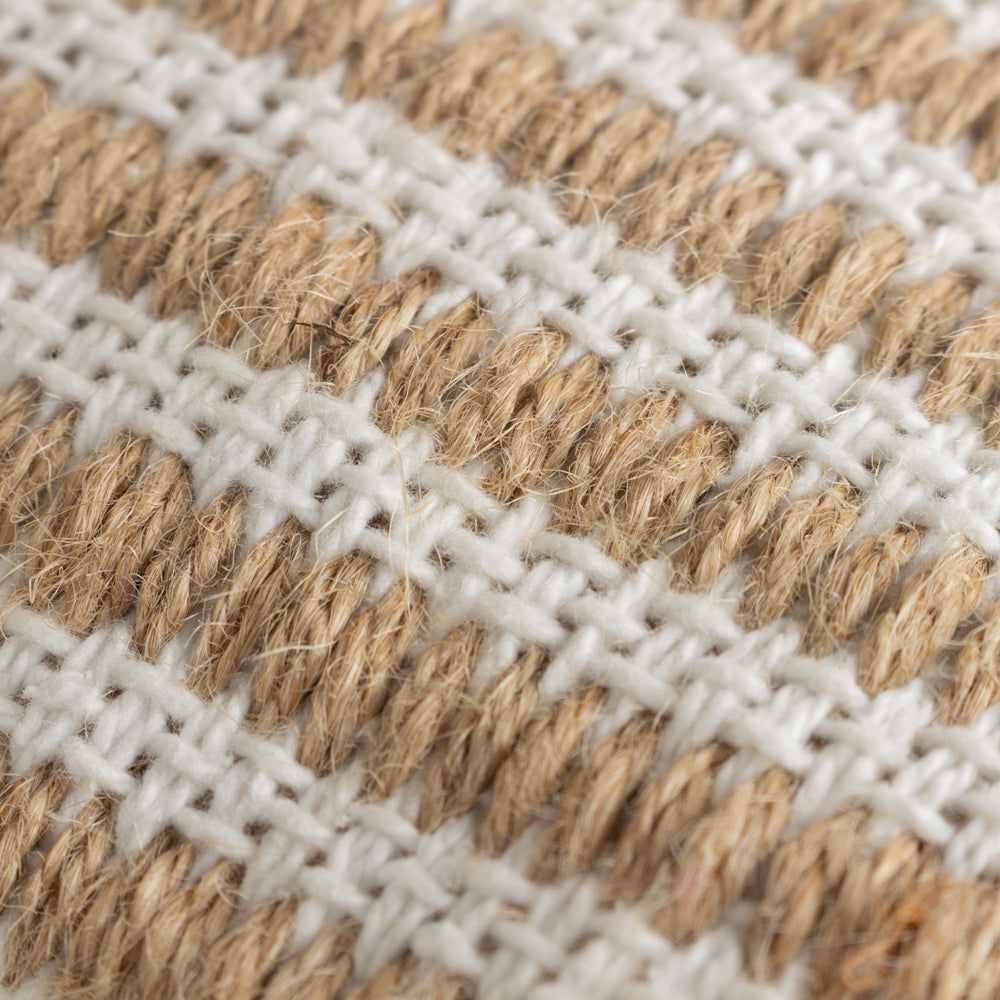 Striped Beige Cushions - Organik Stripe Cushion Cover Natural Yard