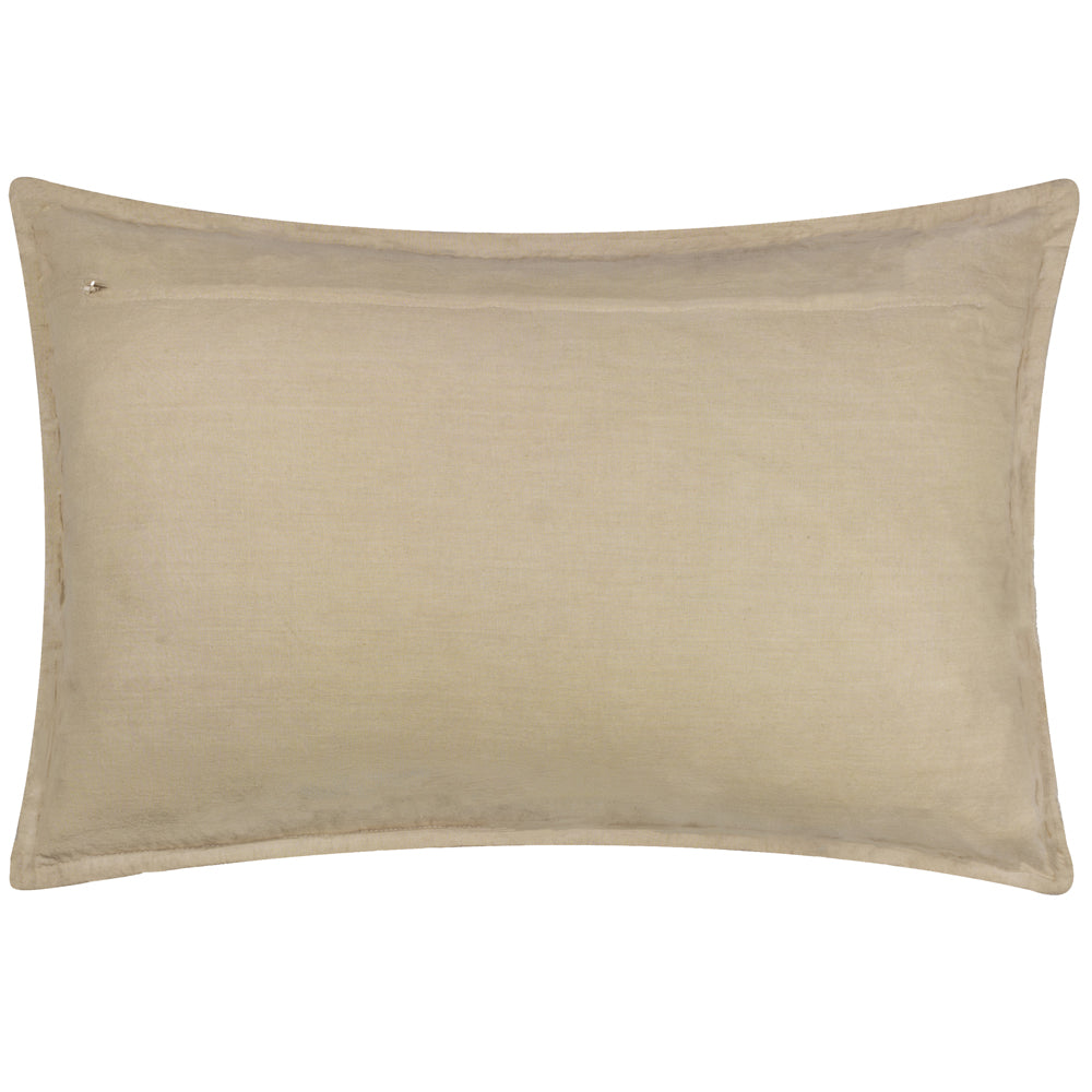 Not Applicable Beige Cushions - Ramas Jacquard Polyester Filled Cushion Chalk Yard