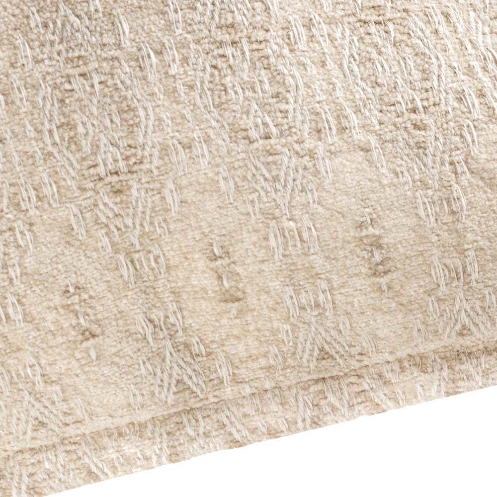 Not Applicable Beige Cushions - Ramas Jacquard Polyester Filled Cushion Chalk Yard