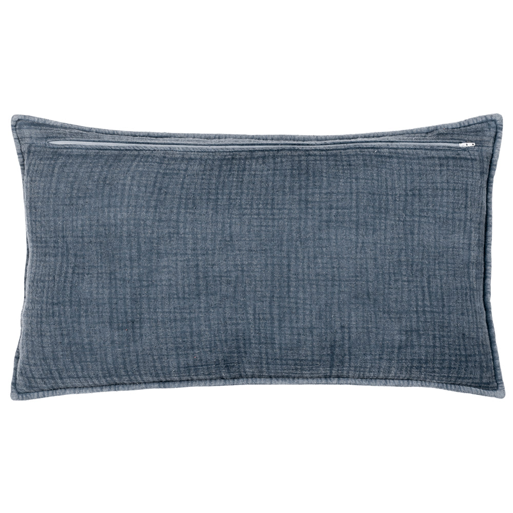 Plain Blue Cushions - Ribble Cushion Cover Ink Yard