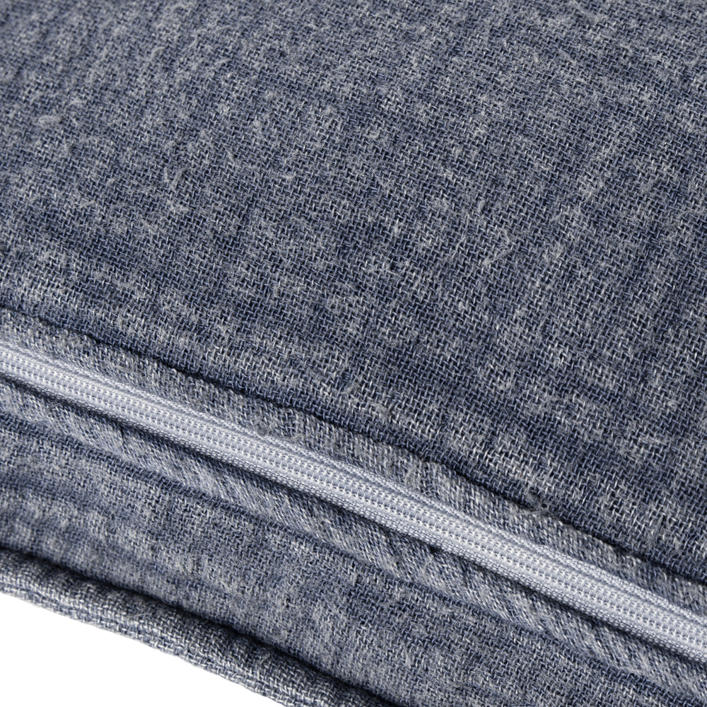 Plain Blue Cushions - Ribble Cushion Cover Ink Yard