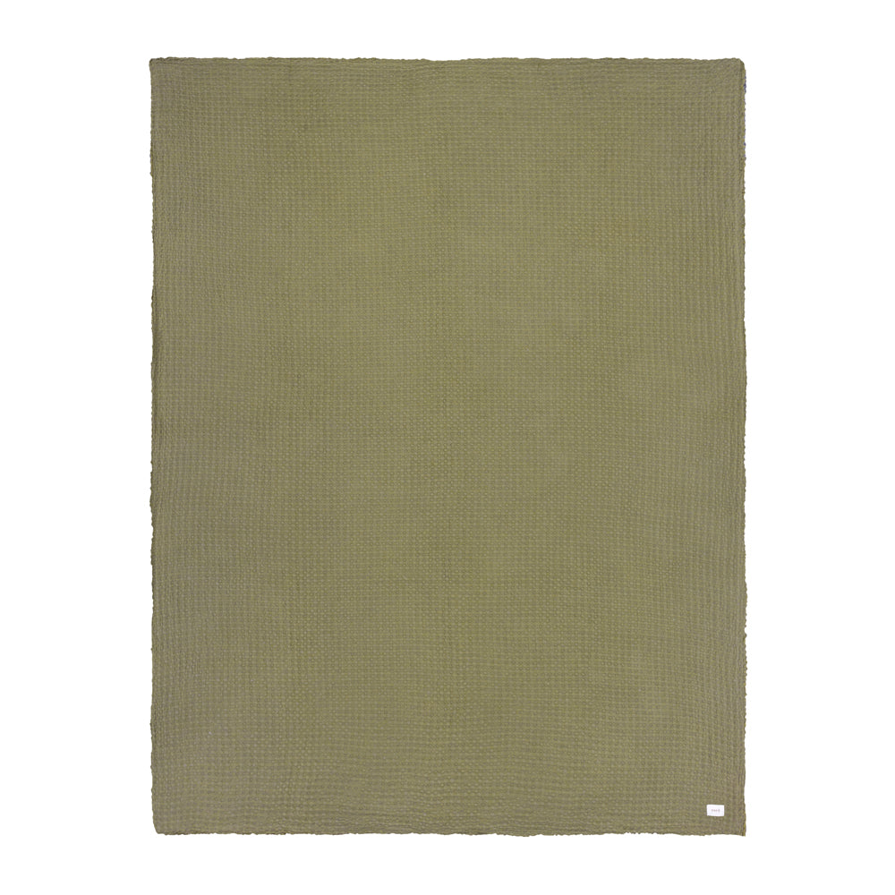 Plain Green Throws - Ronan Sherpa Throw Moss Yard