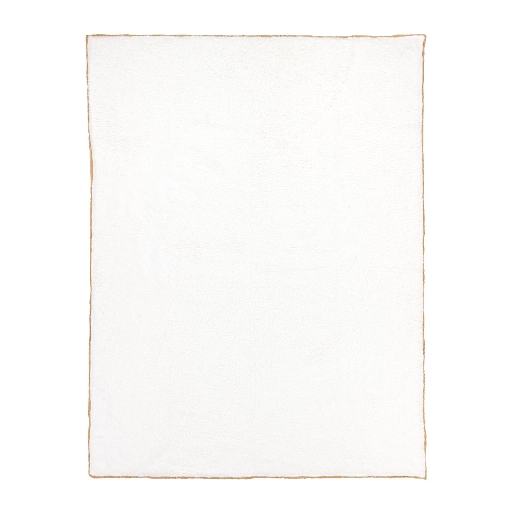 Plain Brown Throws - Ronan Sherpa Throw Toffee Yard