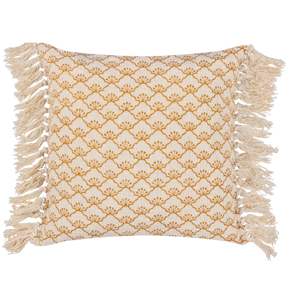 Floral Yellow Cushions - Saku Cushion Cover Honey Yard