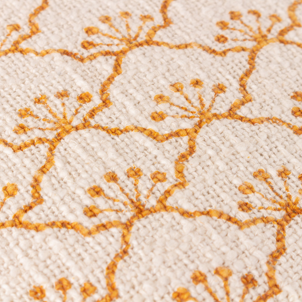 Floral Yellow Cushions - Saku Cushion Cover Honey Yard