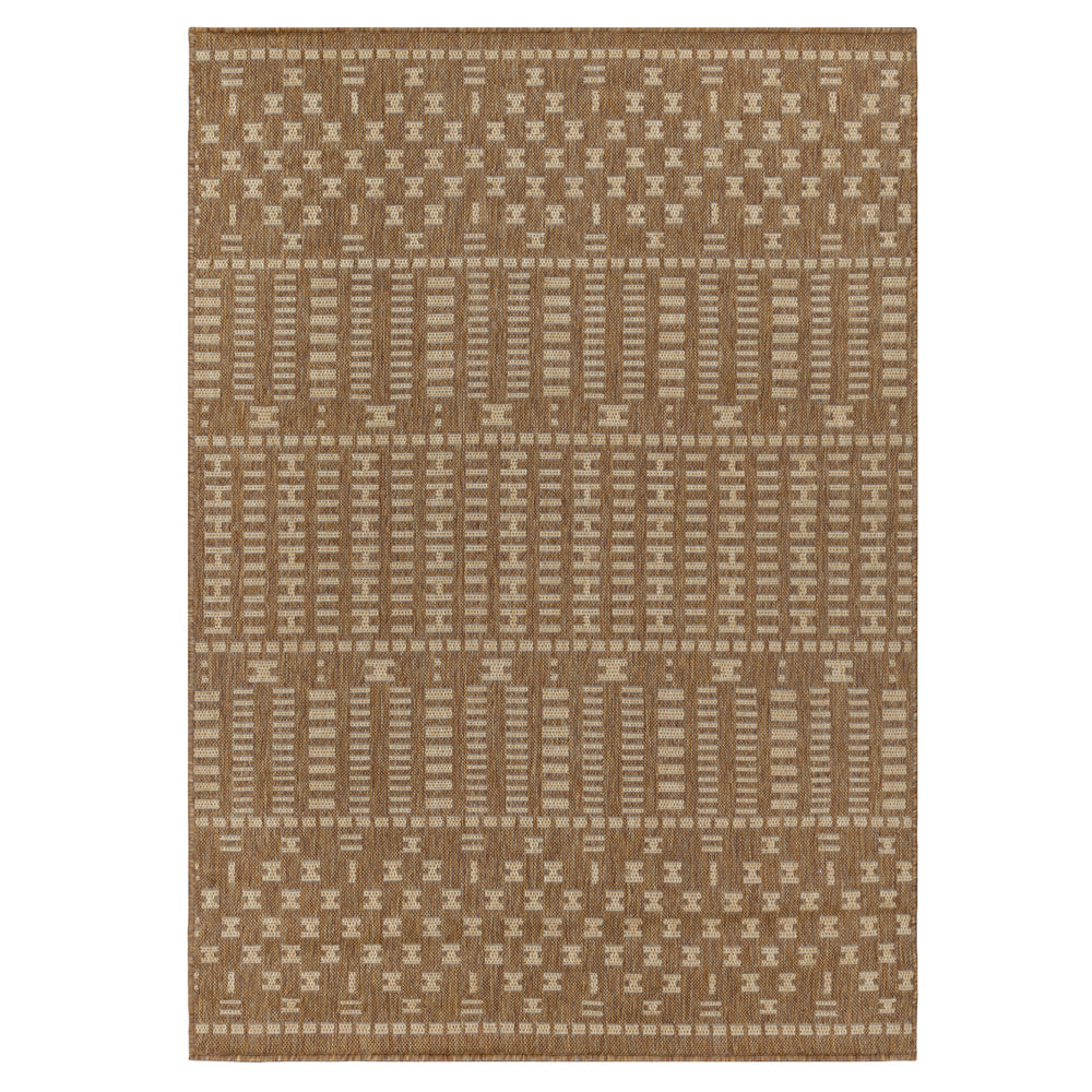Geometric Beige Rugs - Seagrove Jute Effect Indoor/Outdoor Rug Natural Yard