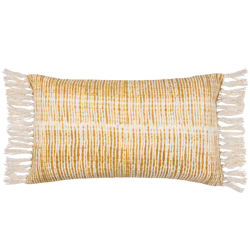 Abstract Yellow Cushions - Sono Ink Cushion Cover Cumin Yard