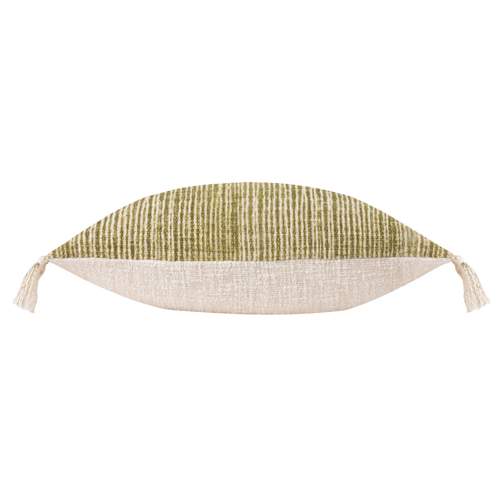 Abstract Green Cushions - Sono Ink Cushion Cover Olive Yard