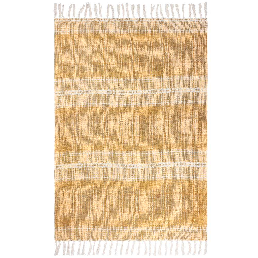 Abstract Yellow Throws - Sono Ink Throw Cumin Yard