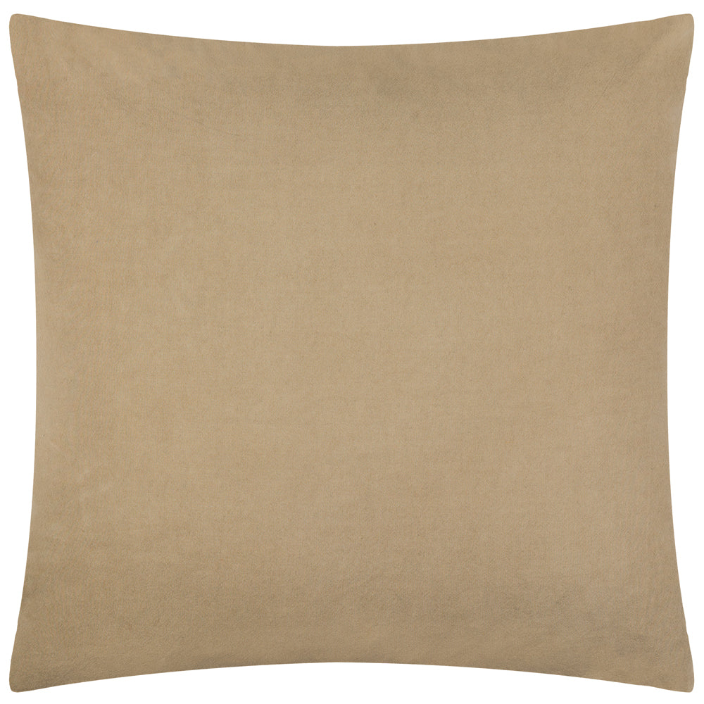 Geometric Cream Cushions - Tryfan Textured Cotton Polyester Filled Cushion Natural Yard