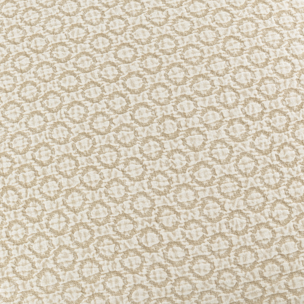 Geometric Cream Cushions - Tryfan Textured Cotton Polyester Filled Cushion Natural Yard